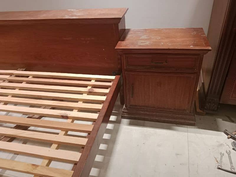 wooden bed set 1