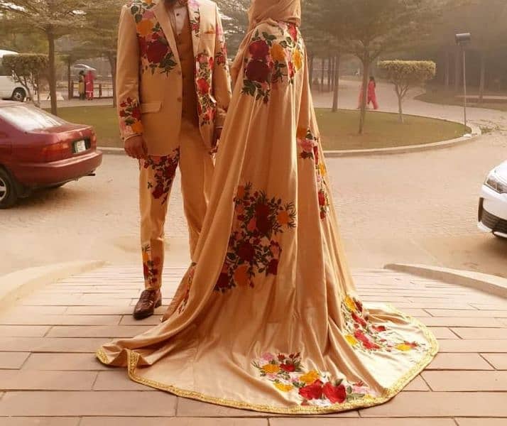 Bridal Dress made by designer perfect for stylish couple 0