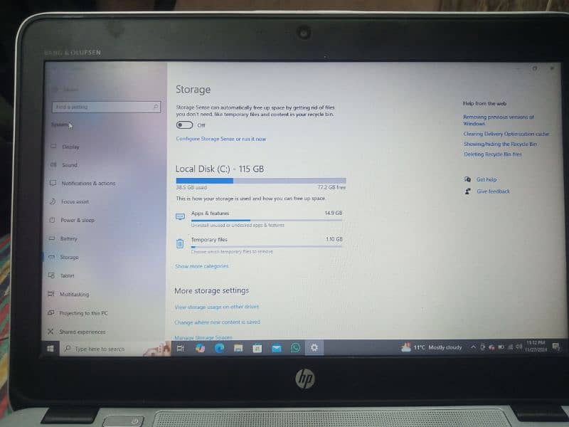 HP laptop cotre5i 4