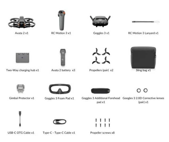 DJI Avata 2 Fly More Combo Drone Seal Box Pack 1