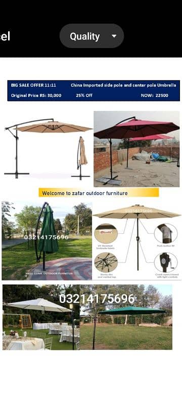 UMBRELLA IMPORTANT SAID POLE CENTRE POLE BRAND COMPANY UPVC RATTNA FUR 0