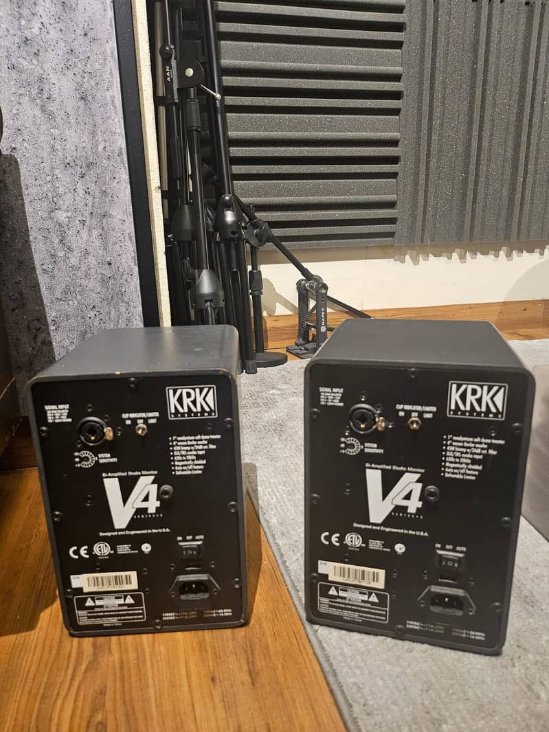 KRKv4 Studio Monitors 1