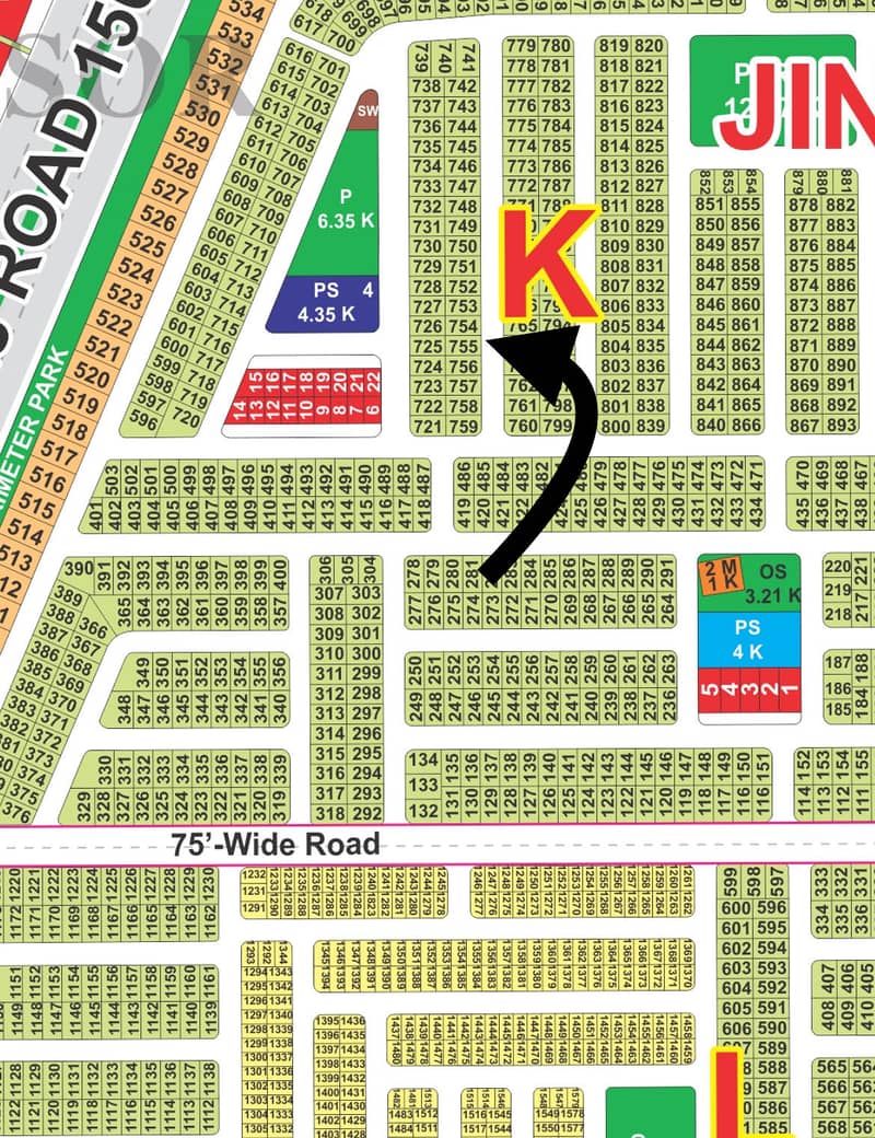 10 Marla On Ground Plot For Sale In Block K, LDA City Lahore 0