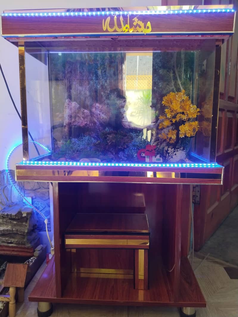 Fish Aquarium fish tank unique high quality Aquarium with accessories 5