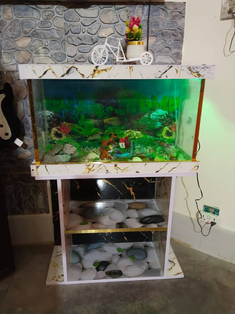 Fish Aquarium fish tank unique high quality Aquarium with accessories 6