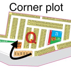 Block Q Corner Plot 150ft Access Prime Location