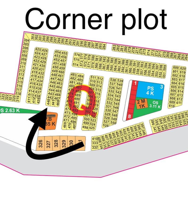 Block Q Corner Plot 150ft Access Prime Location 0