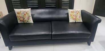 leather sofa set from habbit