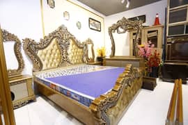 wooden bed/bed set/luxury bed/king size bed/double bed/furniture