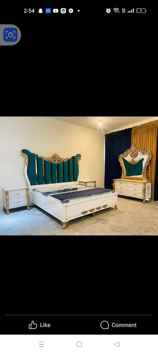 wooden bed/bed set/luxury bed/king size bed/double bed/furniture 10