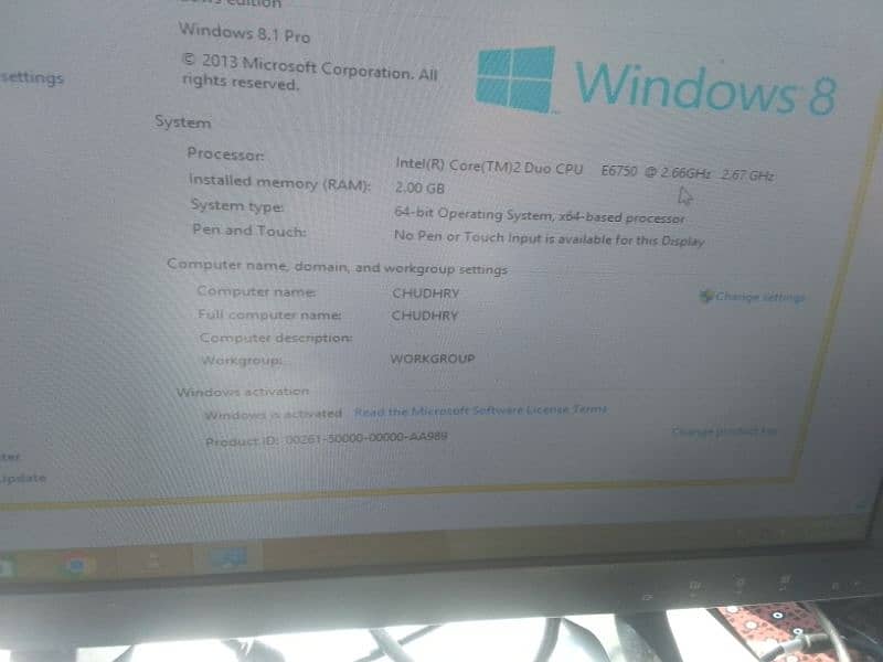 PC intel core 2 dua & LCD Lenovo 18inch 3