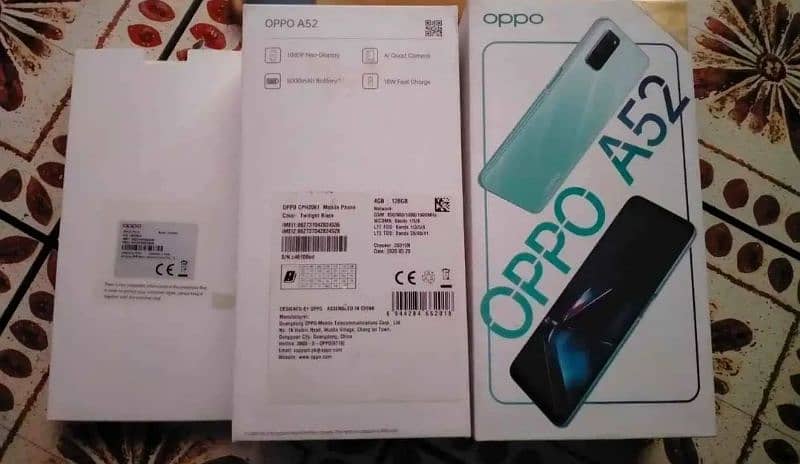 Oppo A52 4/128GB A1 Set For Sale 3