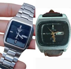 Seiko 5+Ricoh original automatic men's watch/boy's watch for sell