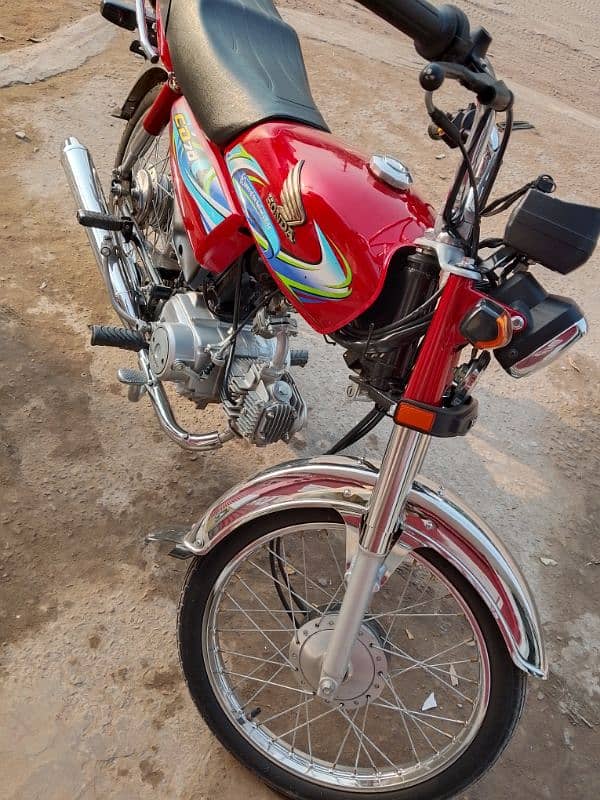 Honda cd 70 2024 model open latter 9