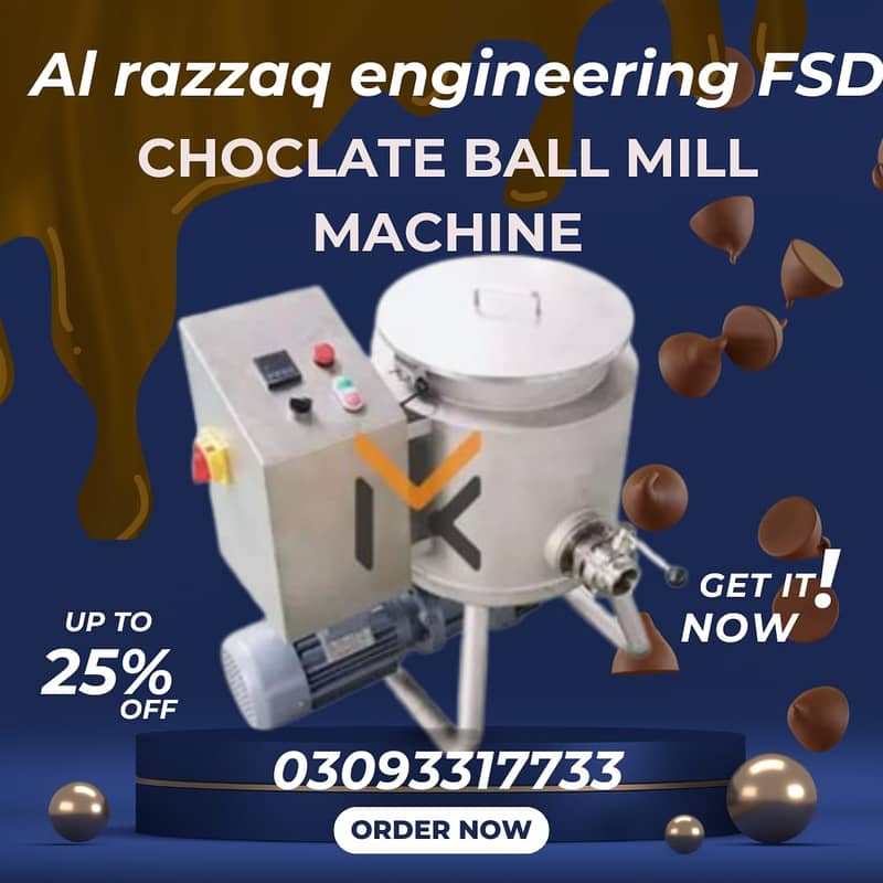 Chocolate making machine for sale/ Mini ball mill/ Chocolate machine 0