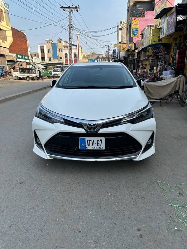 Toyota Altis Grande 2021 Total genuine balck interior 10