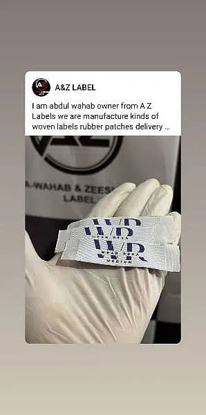 Woven LabelRapidtags | Nyloflex|Kids Clothing Tags|Black Cotton Label 1