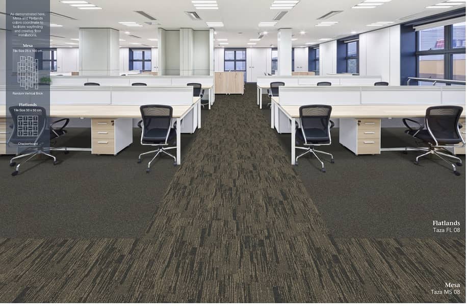 Carpet Tiles/PVC Vinyl/PvC wall Panels/ WPC Fluted panel / SPC Floor 15