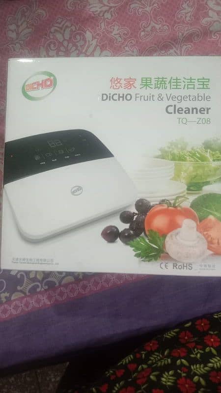 fruit and vegetables cleaning machine 1