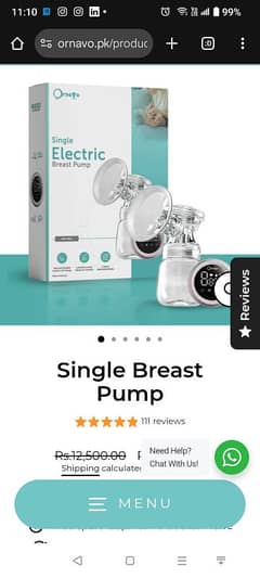 Ornavo Electric Breast Pump-Single