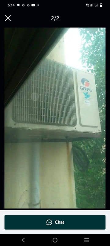 Gree 1.5 ton Dc Inverter heat and cool totally genuine 1