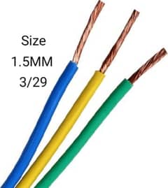 1.5 Sq. Mm Single Core Flexible Red Copper Wire Imported