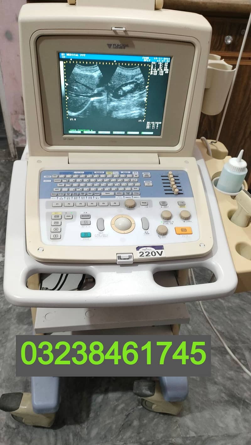 Fakuda densii 750 portable japanese colour doppler ultrasound machine 0