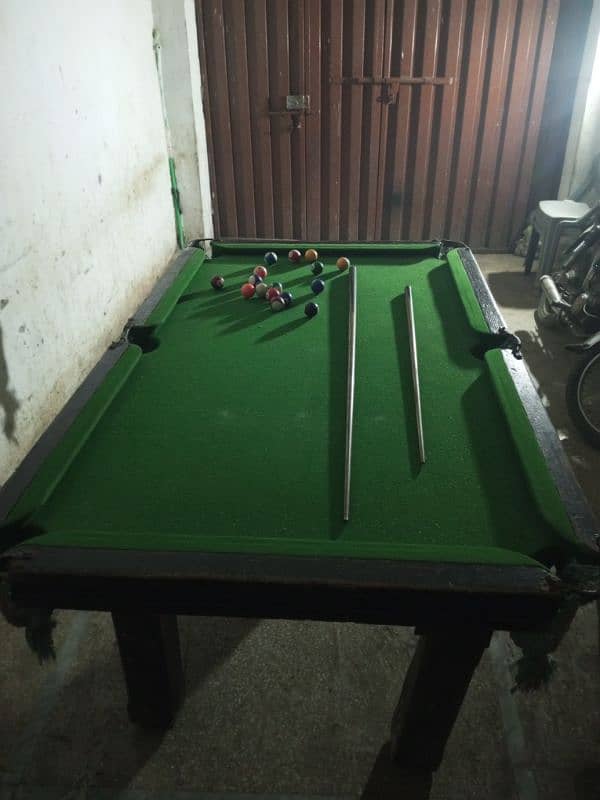 snooker table urgent sale 4 by 4 by 6 condition 03280686106 1