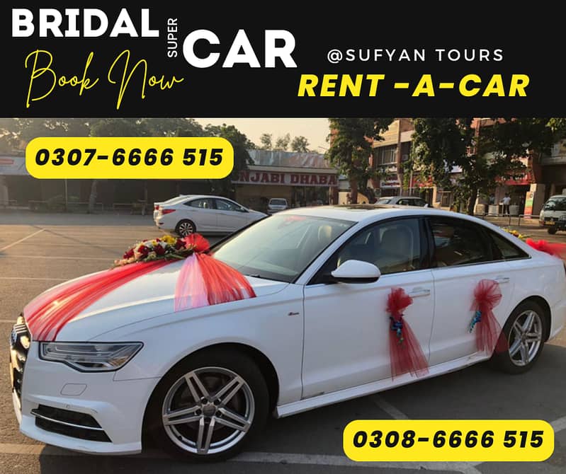 WEDDING CAR RENTAL PRADO, AUDI A6, V8, FORTUNER, LIMO RENT A CAR 3