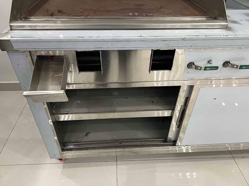 Commercials Stainless steel for fastfood counter with fries machine 6