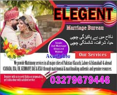 Marriage Bureau Services /Abroad Proposals/Rishta services/Match make