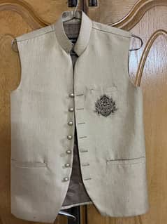 Fancy branded (wedding wear) waistcoat and men's kurta