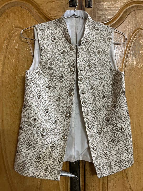 Fancy branded (wedding wear) waistcoat and men's kurta 1