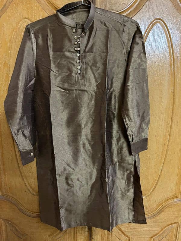 Fancy branded (wedding wear) waistcoat and men's kurta 10