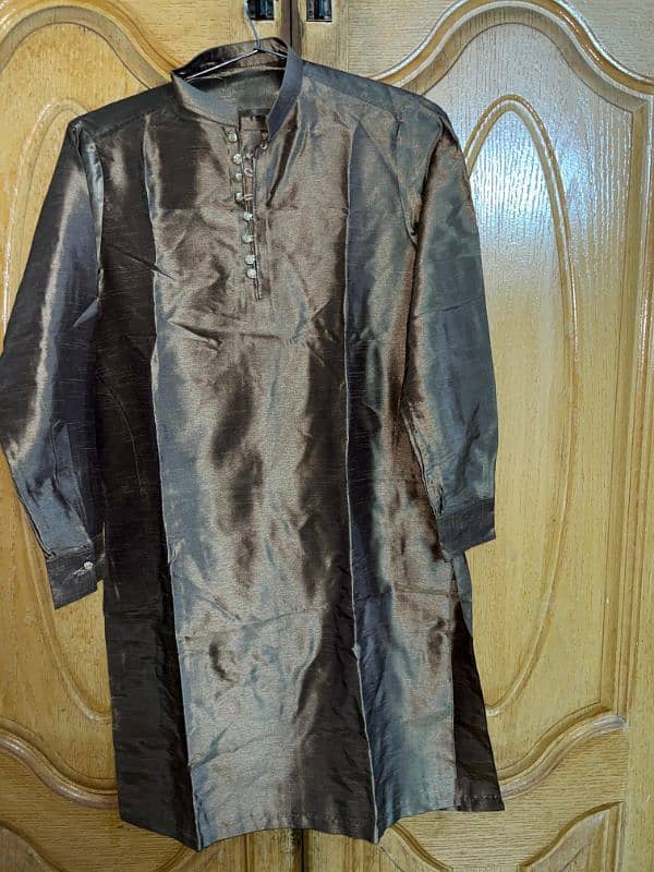 Fancy branded (wedding wear) waistcoat and men's kurta 11