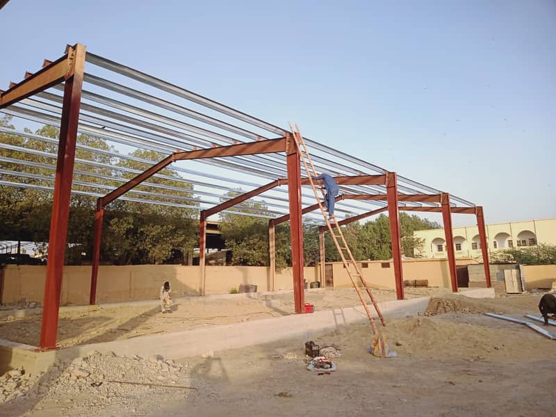 Swimming Pool Shades All Type of Steel Work  tesile sheds 4