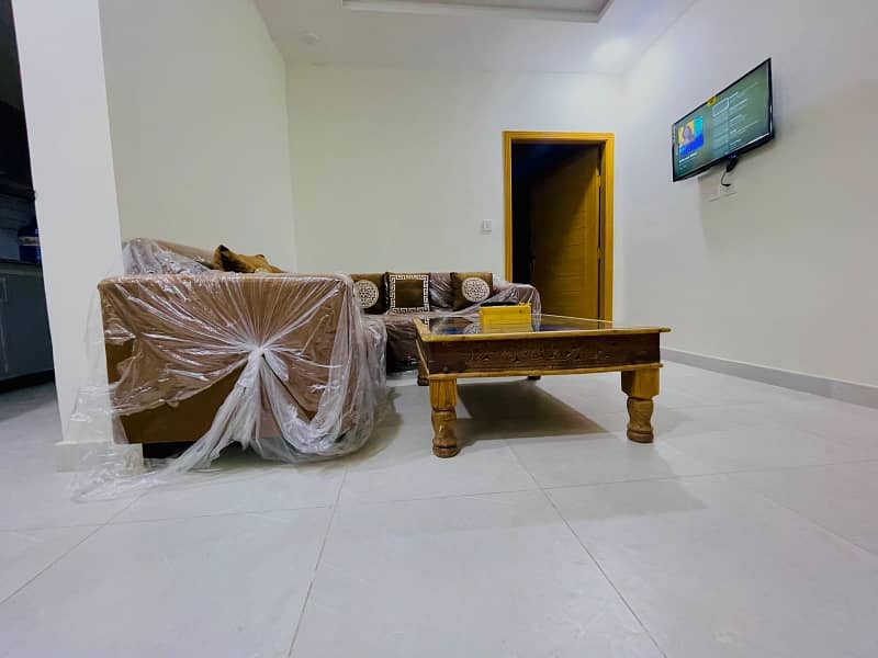 Two Bedrooms Apartment Fully Furnished Available For Rent In Behira Town Phase 8 Beautiful Location 2