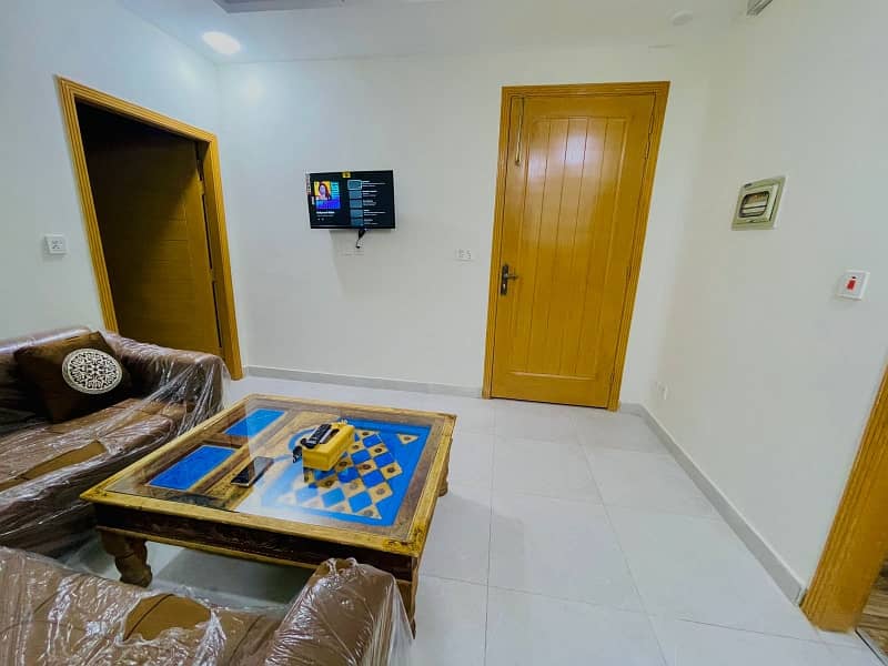 Two Bedrooms Apartment Fully Furnished Available For Rent In Behira Town Phase 8 Beautiful Location 24