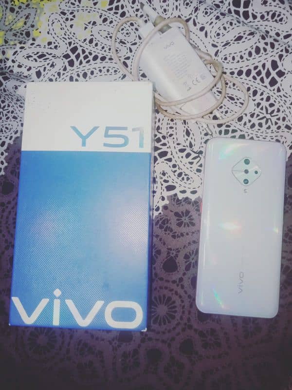 Vivo y51 4Gb ram 128 rom complete saman 2