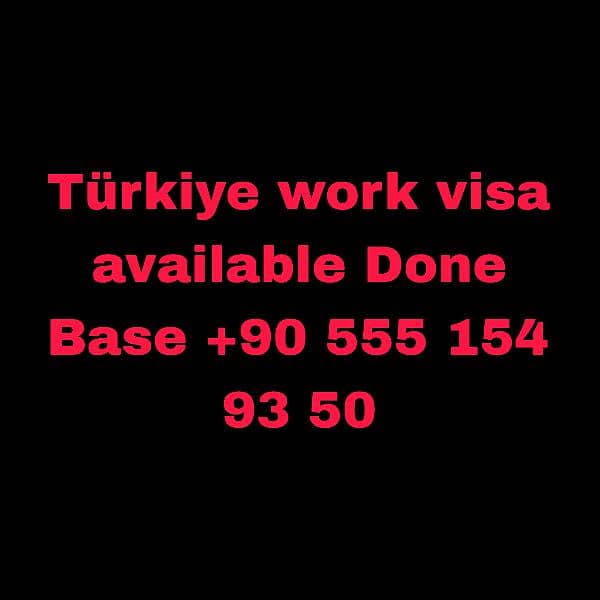 turkey work permits available done base 0