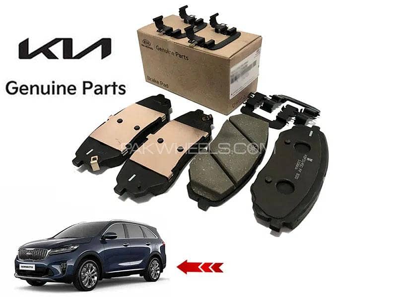 Genuine Brake Pads Rear Disc Side for KIA Sorento 2021-2024 0