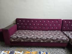 L Shape sofa set for sale