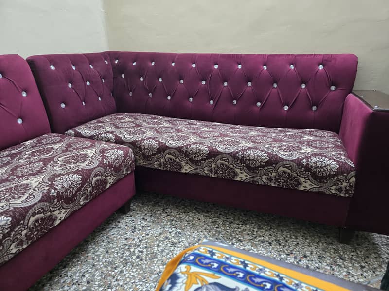 L Shape sofa set for sale 1