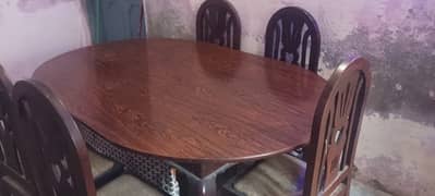 dinning table with 5 chairs