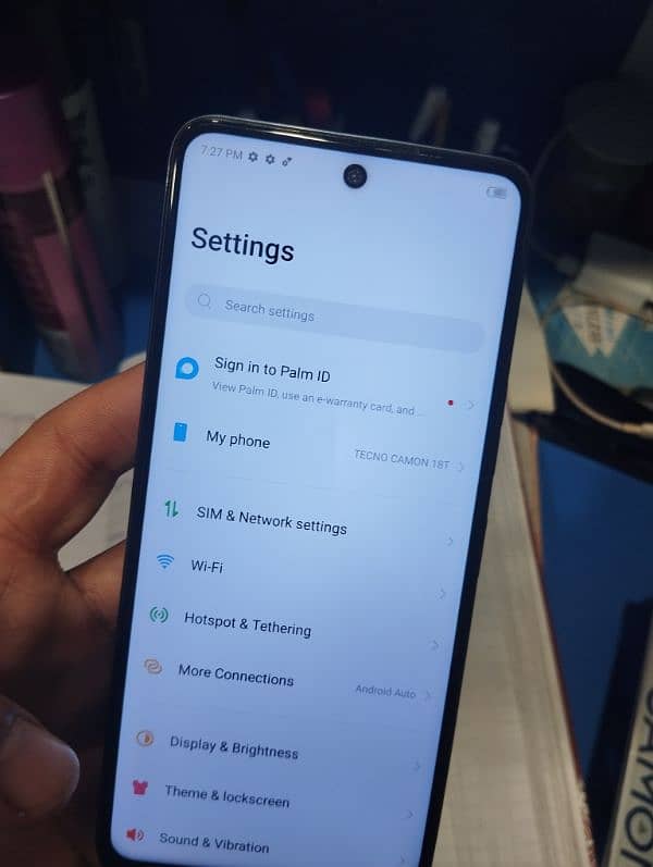 Tecno Camon 18T 4 Gb ram 128 Gb rom mint condition 9