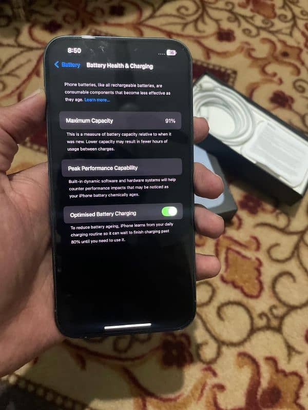 I phone 13 pro max factory unlock 256 gb 7