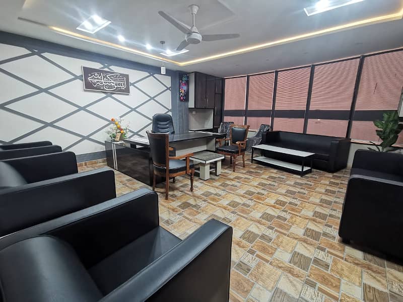 FULLY FURNISHED OFFICE FOR RENT Vip Fully Furnished Brand New Office For Rent Peoples Colony Near D-Ground Faisalabad 25