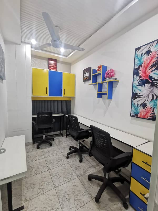 FULLY FURNISHED OFFICE FOR RENT Vip Fully Furnished Brand New Office For Rent Peoples Colony Near D-Ground Faisalabad 20