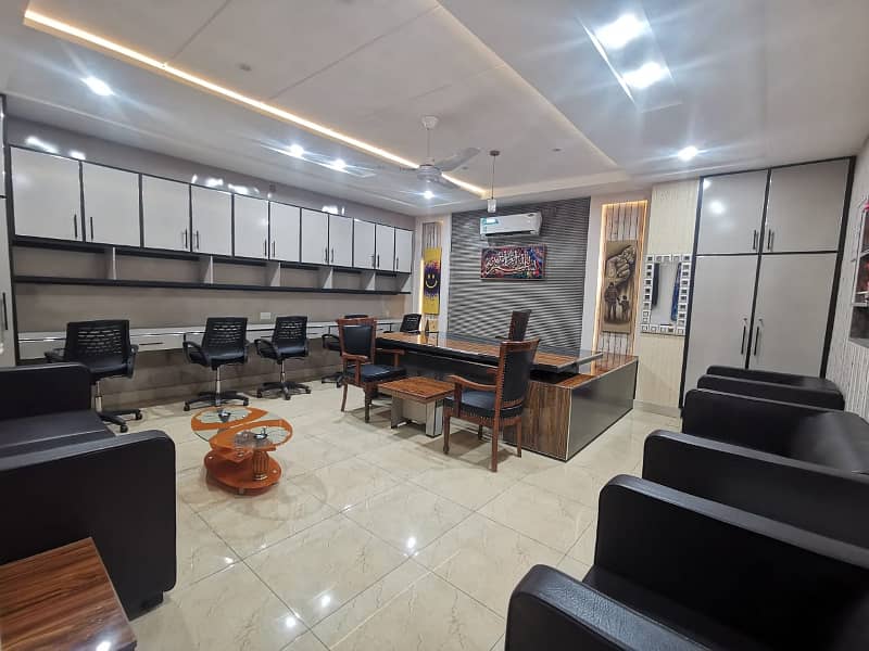 FULLY FURNISHED OFFICE FOR RENT Vip Fully Furnished Brand New Office For Rent Peoples Colony Near D-Ground Faisalabad 22