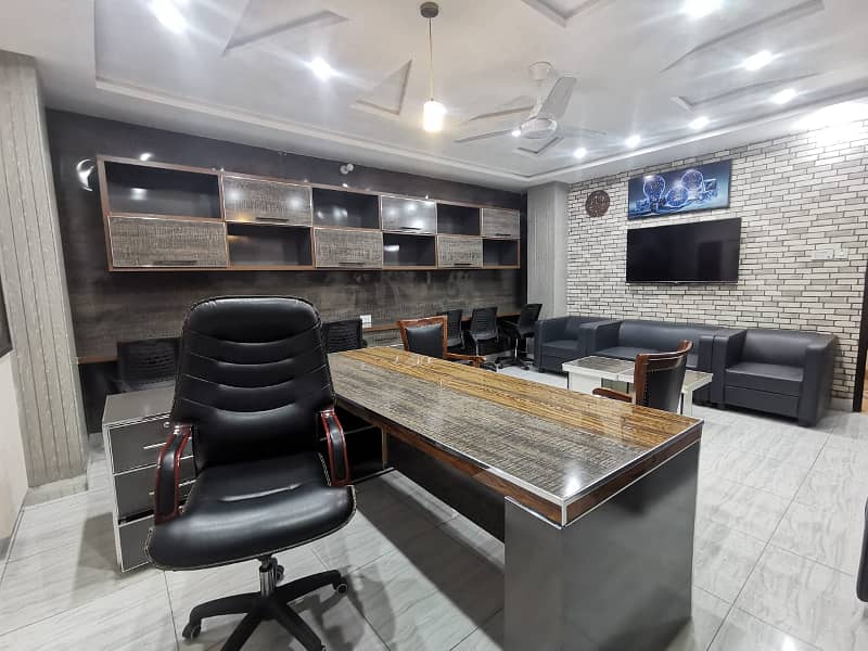 FULLY FURNISHED OFFICE FOR RENT Vip Fully Furnished Brand New Office For Rent Peoples Colony Near D-Ground Faisalabad 25